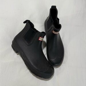 Hunter Classic Black Chelsea Boots
